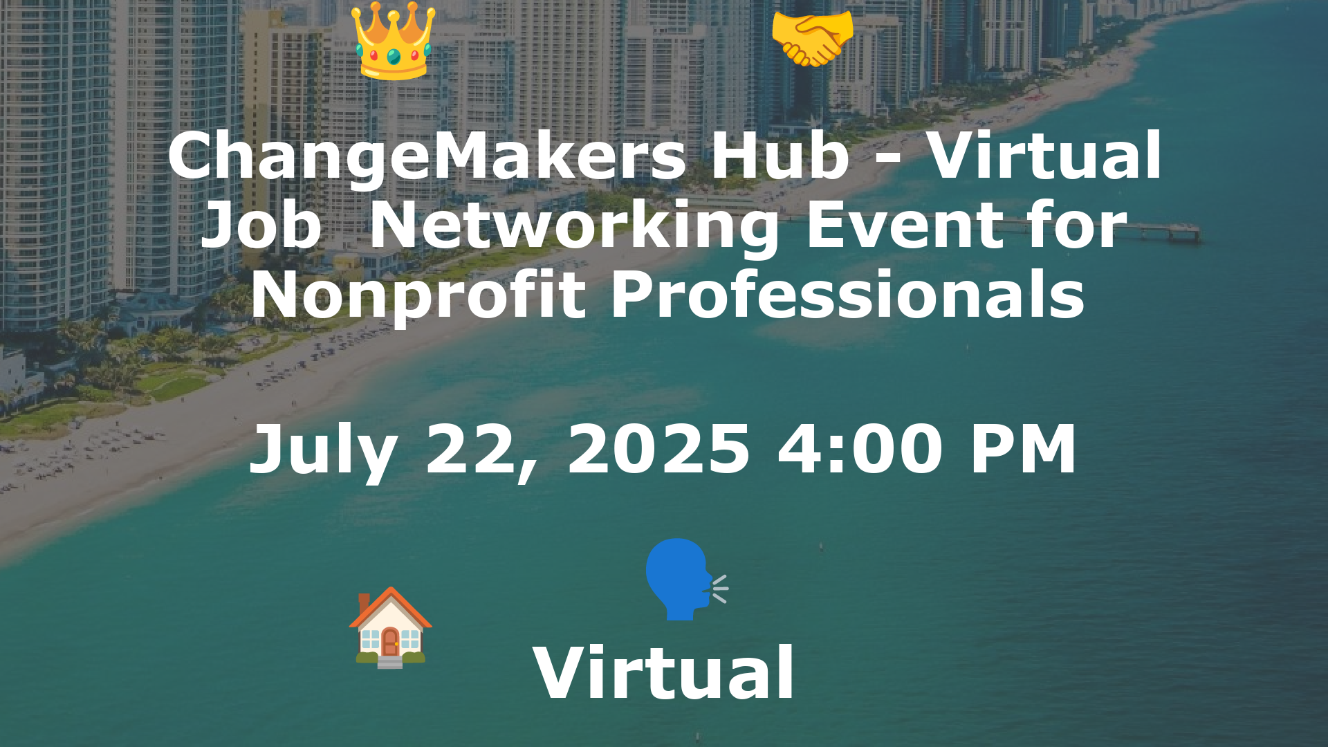 ChangeMakers Hub - Virtual Job  Networking Event for Nonprofit Professionals event image
